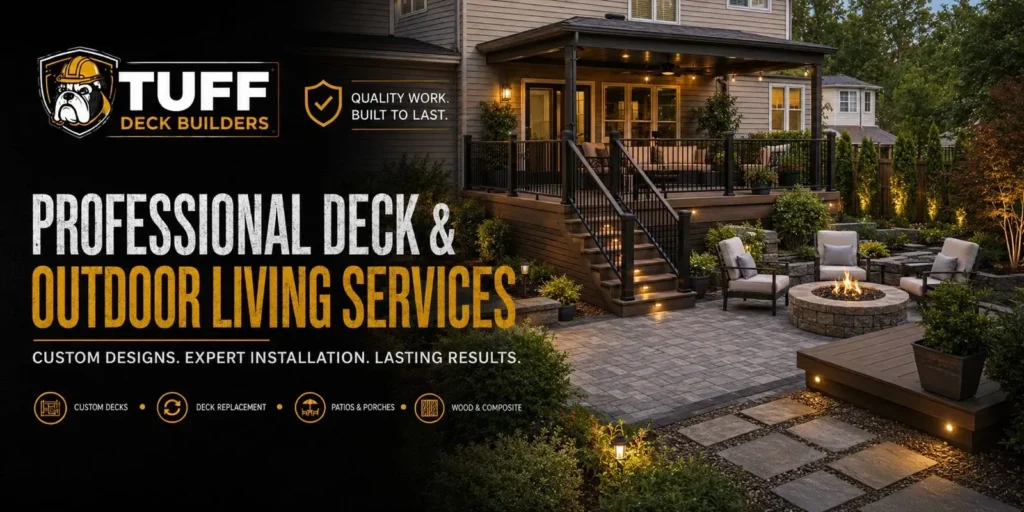 deck-builders-indianapolis-48 Professional deck and outdoor living services offered by Tuff Deck Builders Indianapolis