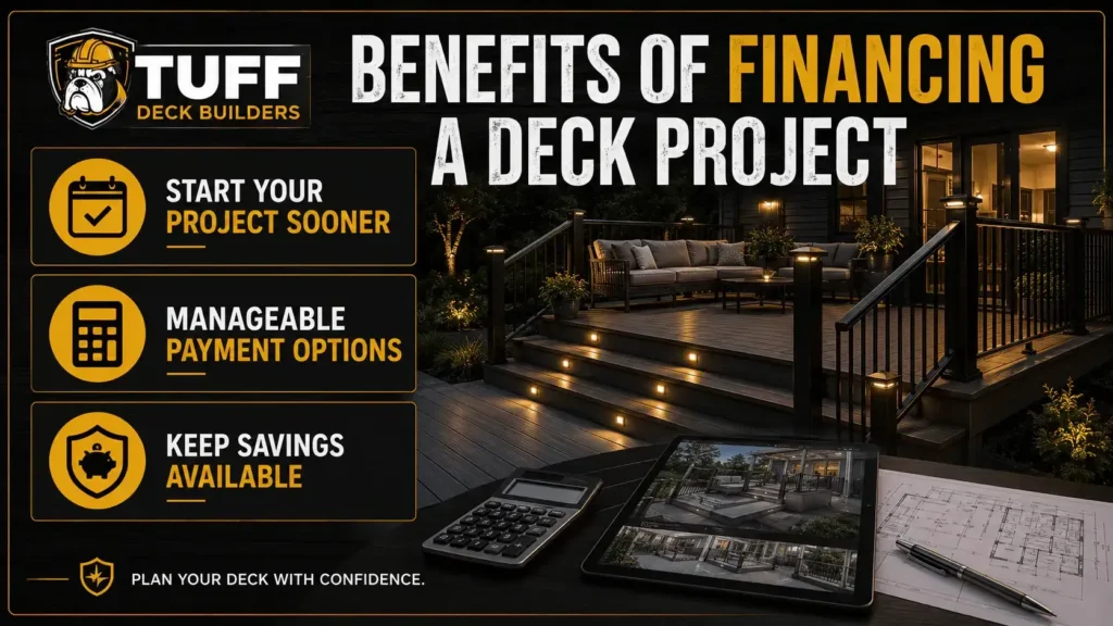 Indianapolis homeowners financing a new deck project with flexible outdoor living payment options