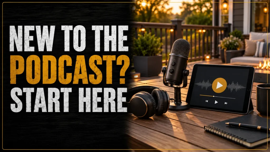 Introduction to deck building podcast episodes for planning outdoor features and hot tubs